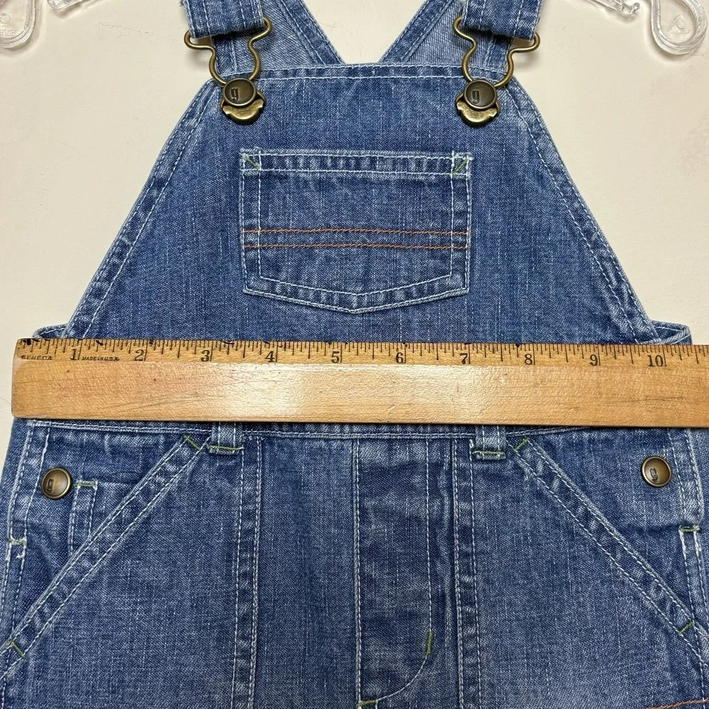 Vintage Gymboree 6-12 Months Denim Jean Plane Overalls 2005 Y2K New NWT